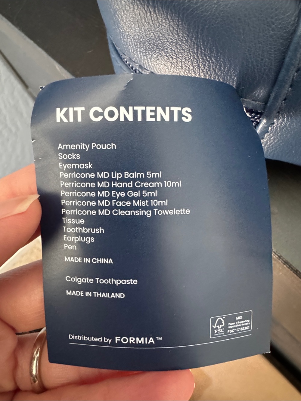 (4/$10) United Airlines Polaris Business Class Amenity Kit - Picture 2 of 5